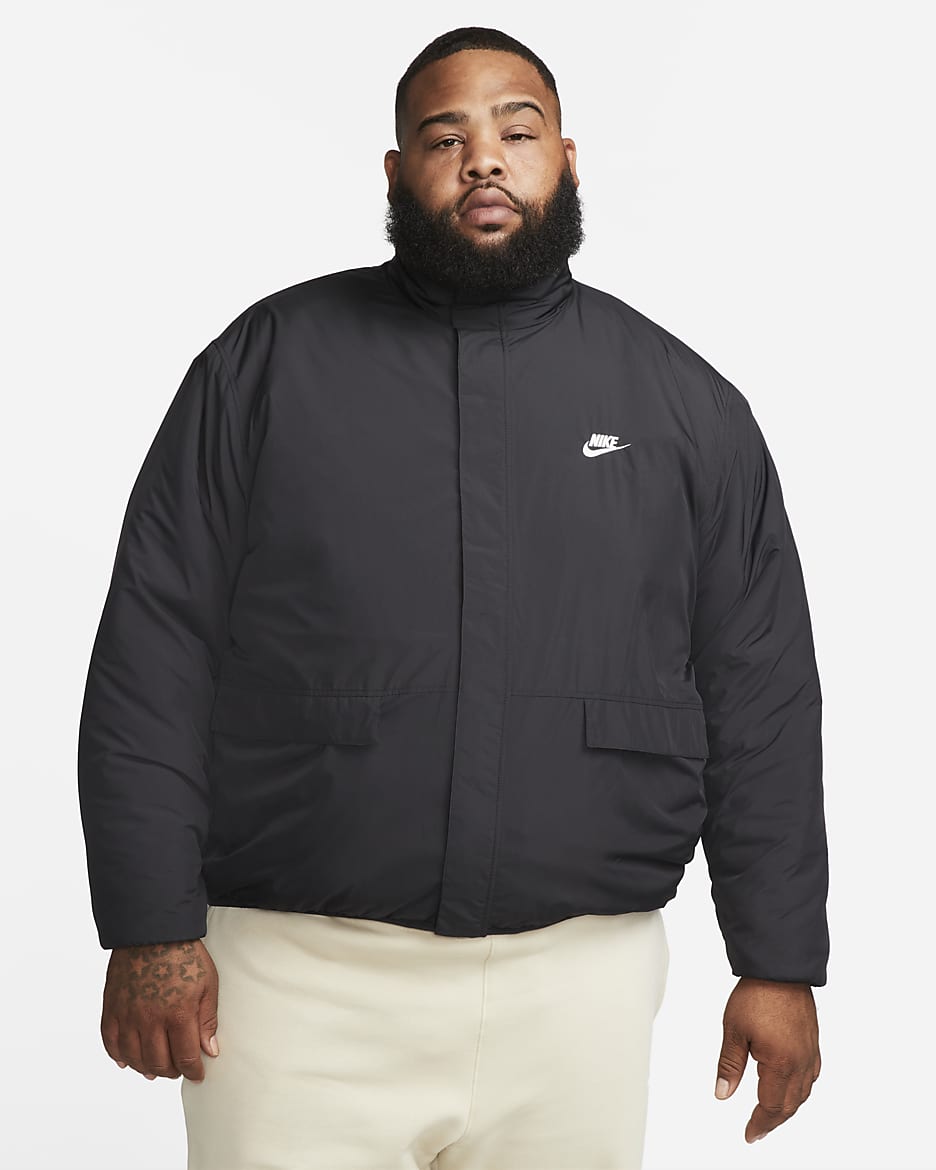 Nike Sportswear Club Fleece+ Men's Full-Zip Reversible Winterized Top. Nike .com